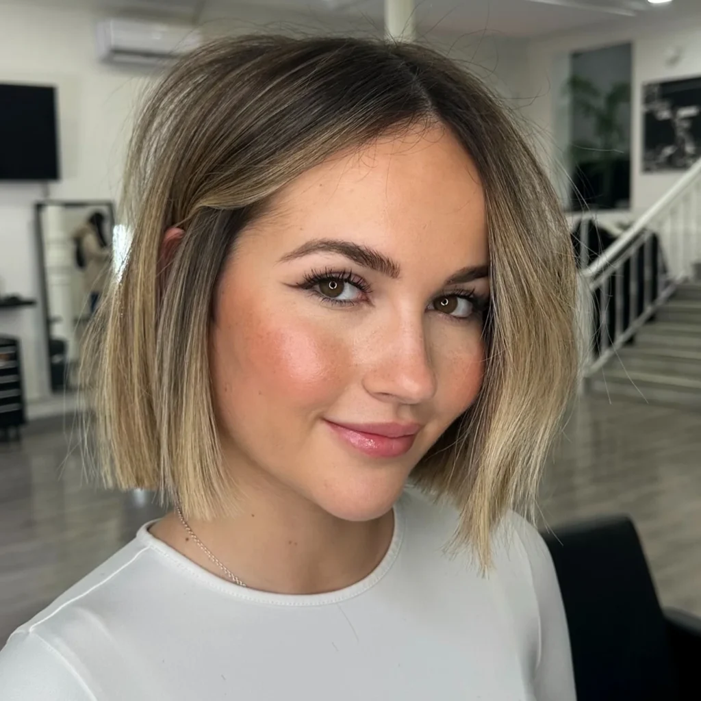 Blunt Bob with Balayage Ends