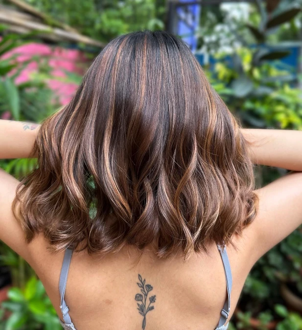 Dimensional Mocha Wavy Lob