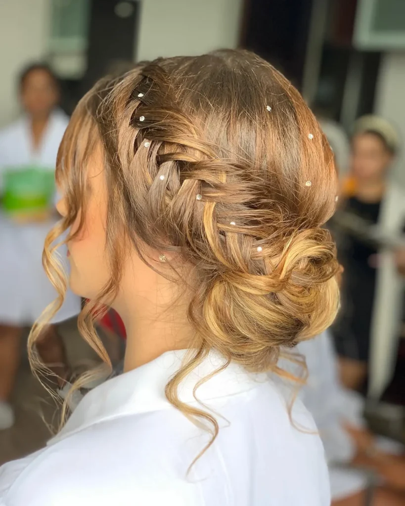 Fishtail Braid Updo