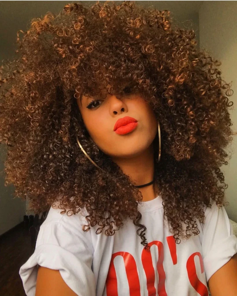 Long Afro Curls