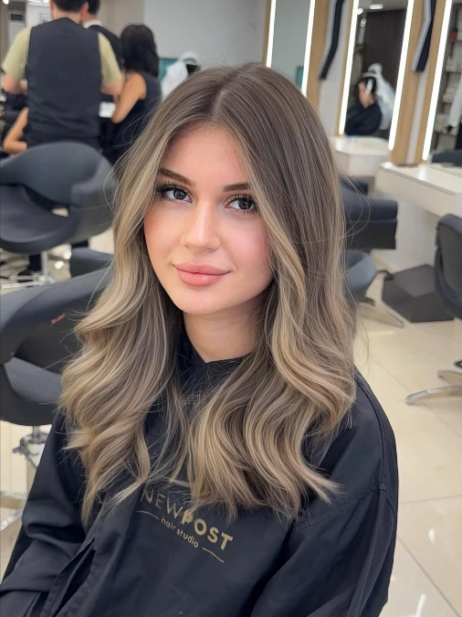 Mushroom Blonde Wavy Lob