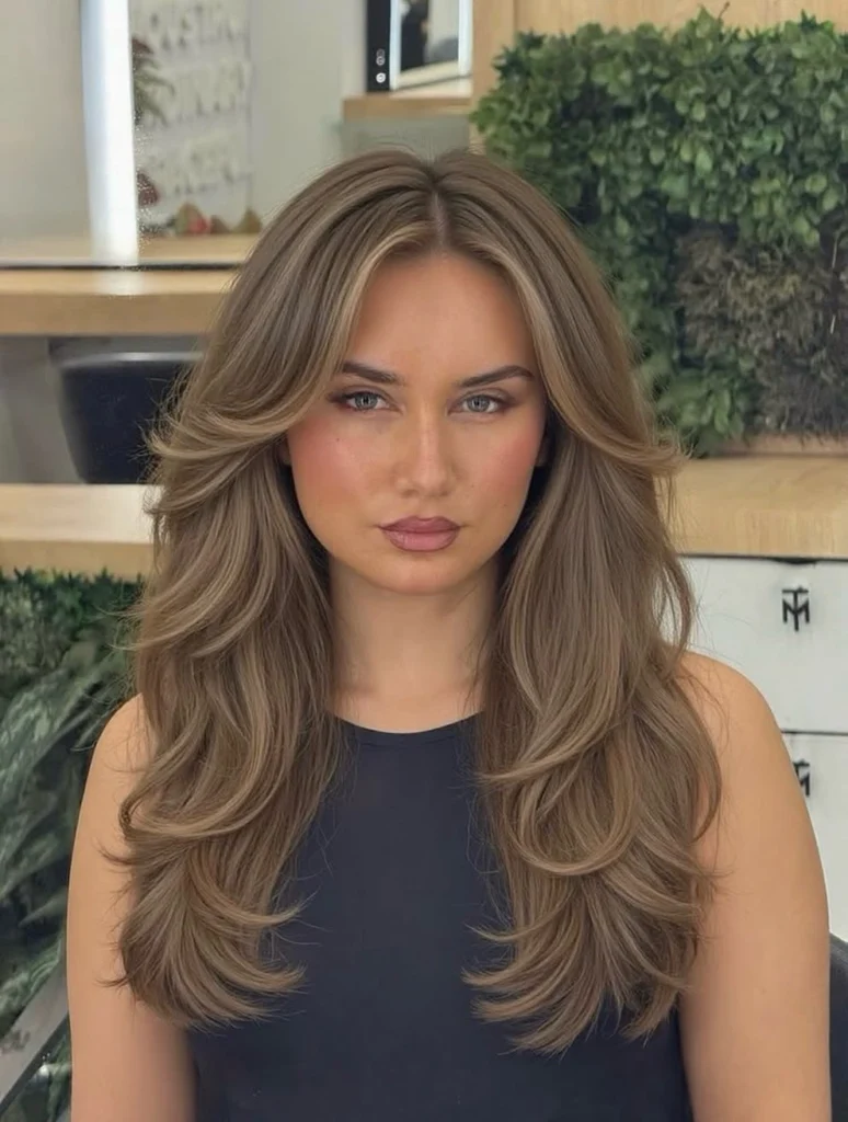 Voluminous Butterfly Layers with Highlights