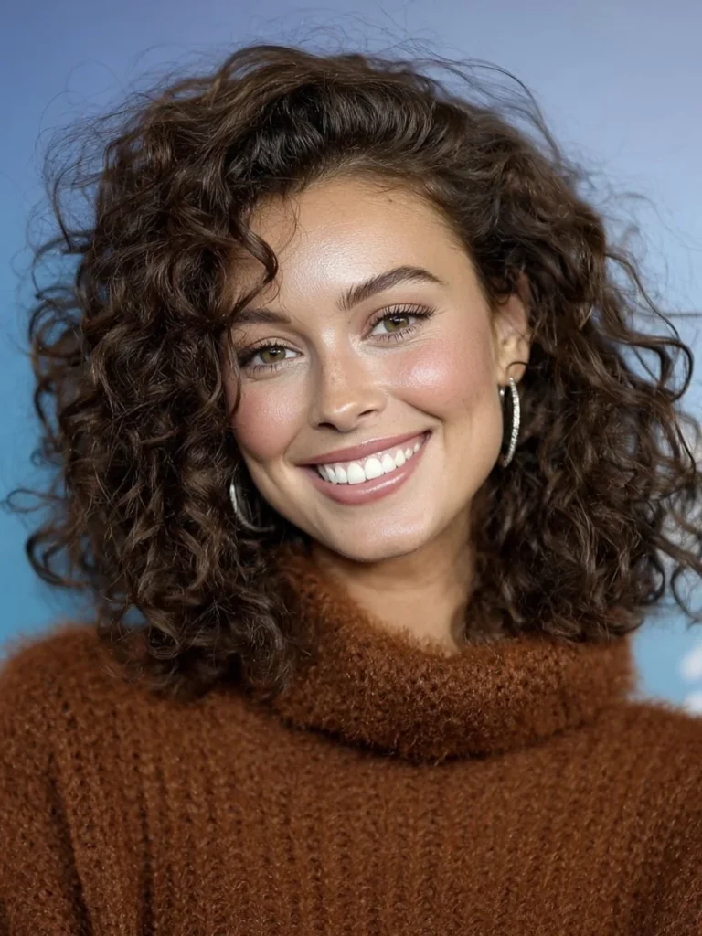 Curly Lob with Natural Ringlets